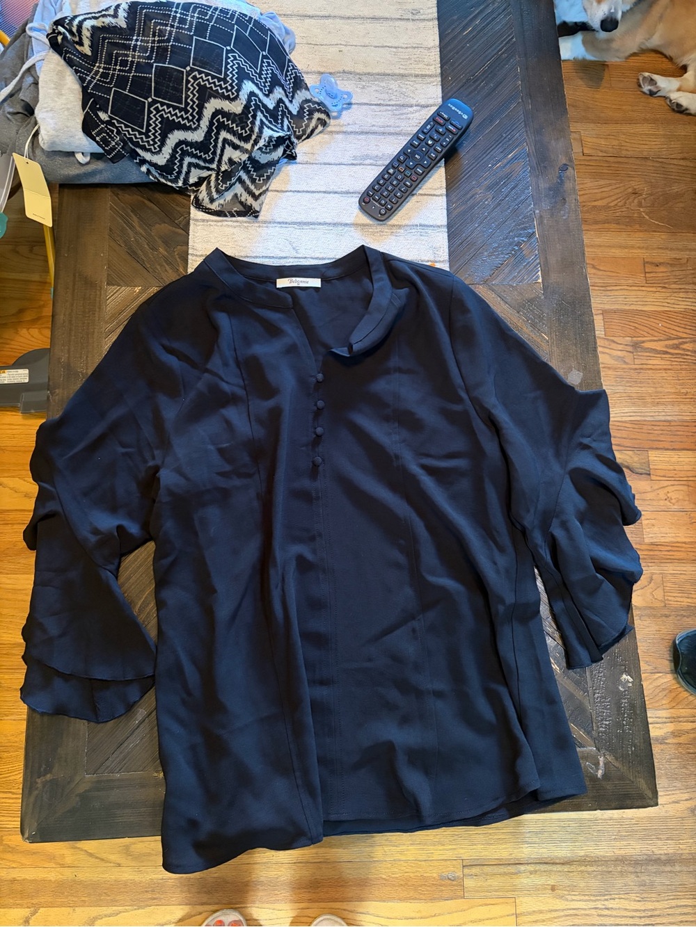 Classic Black Women's Blouse